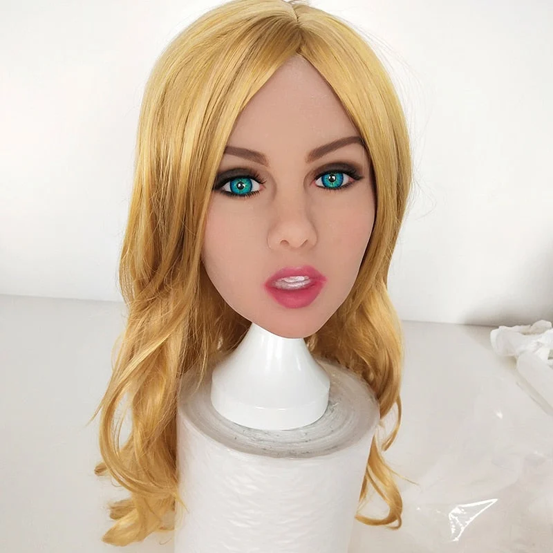 TPE Sex Doll HeadWith Wig for 130-175cm body