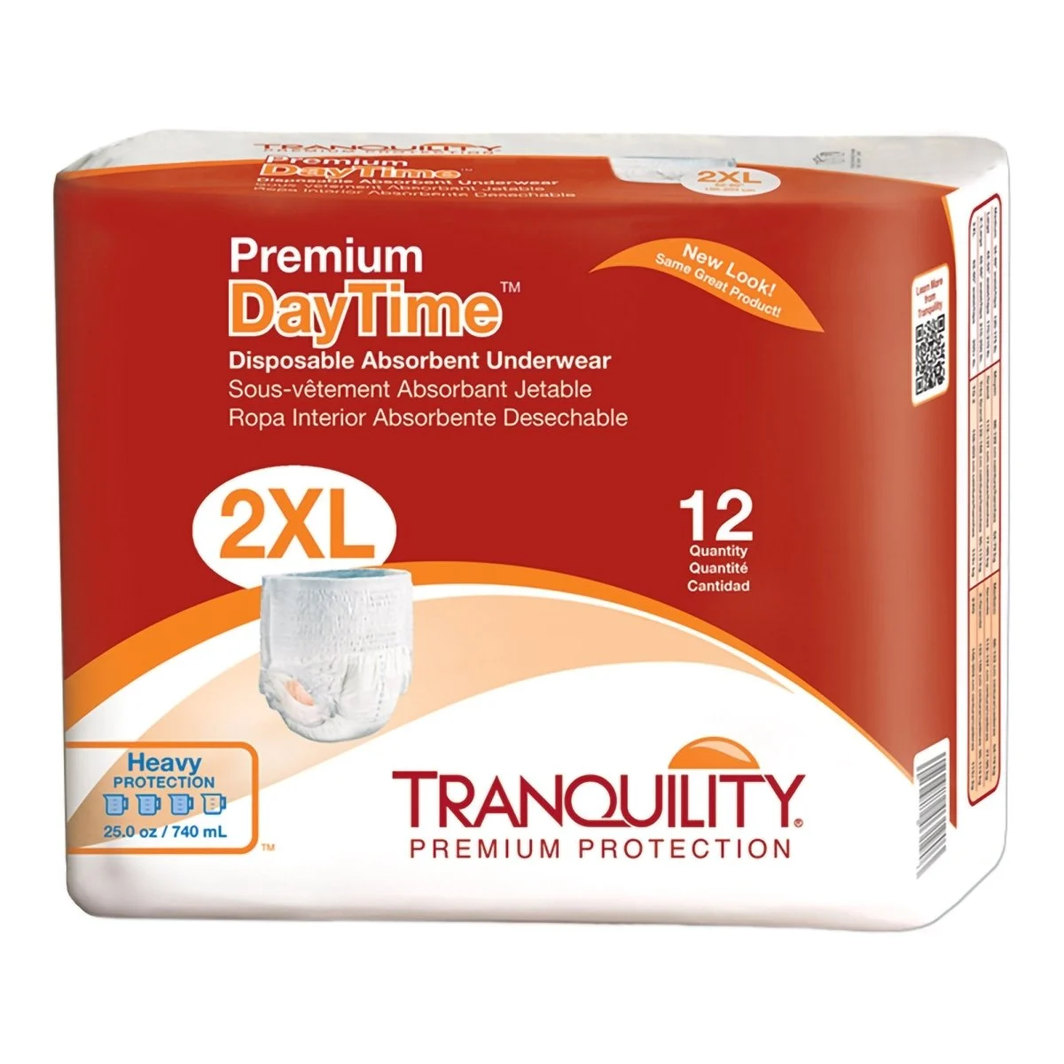 Tranquility Premium Daytime Heavy Protection Absorbent Underwear