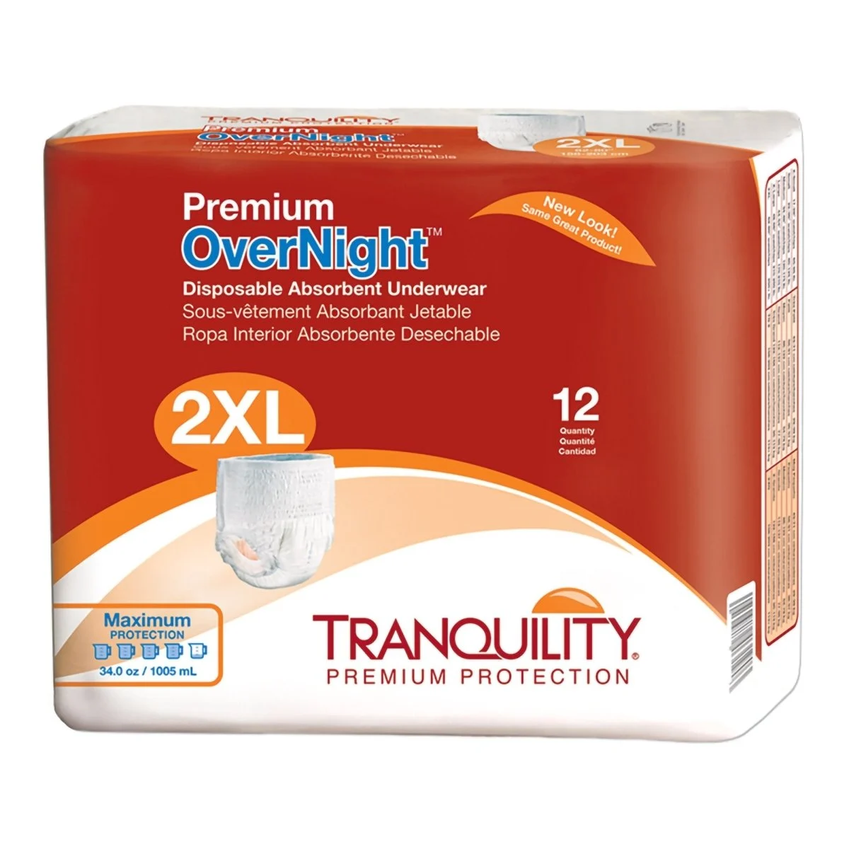Tranquility Premium Overnight Absorbent Underwear