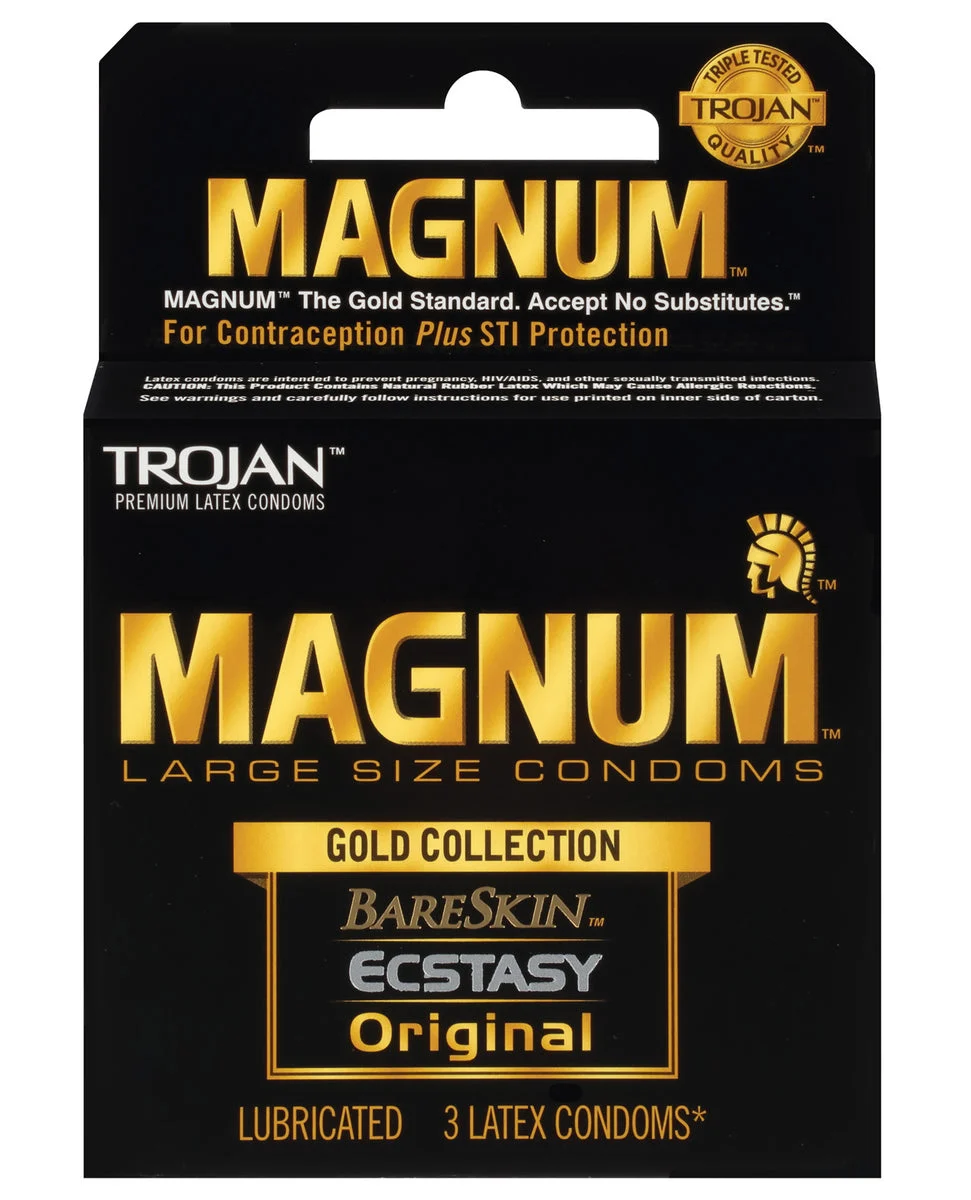 Trojan Magnum Gold Collection 3 Pack