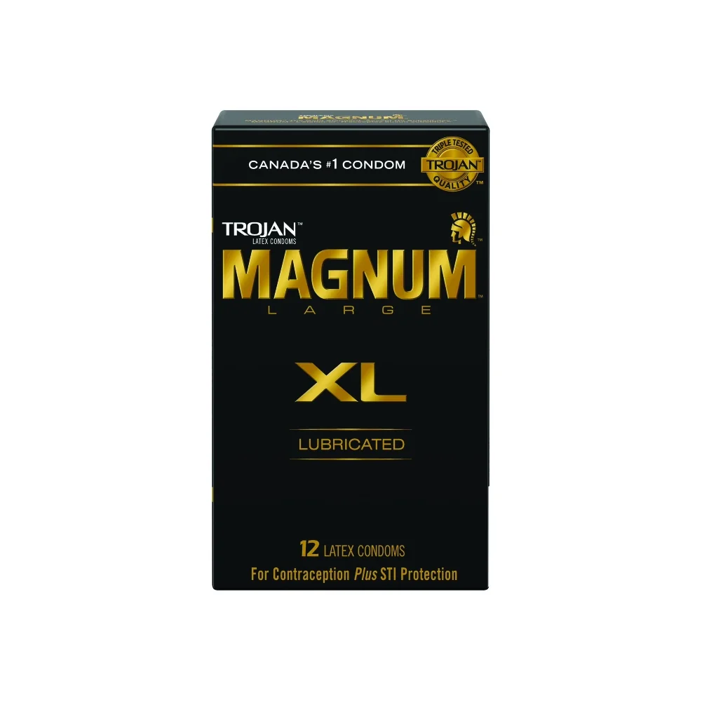 Trojan Magnum XL Size 12 Count Lubricated Latex Condoms