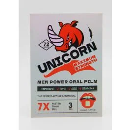 Unicorn Strip 3000 Mango Flavor Male Sexual Enhancement Oral Film