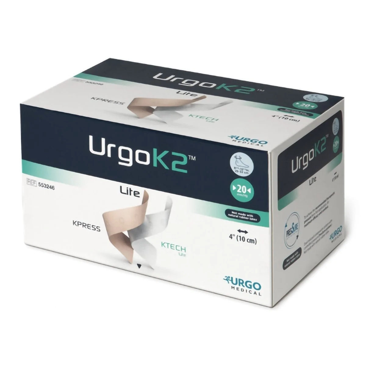 Urgok2 Lite Self Adherent Closure 2 Layer Compression Bandage System