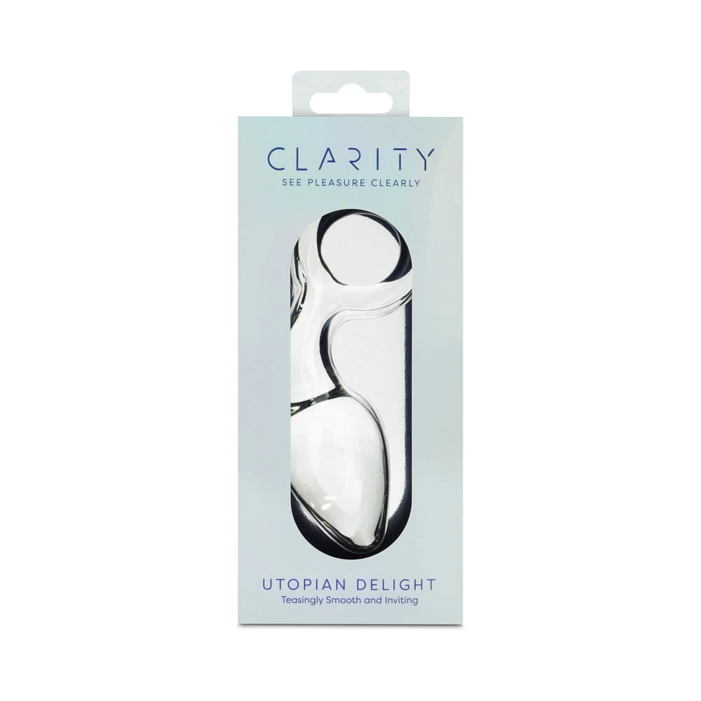 Utopian Delight Glass Dildo Clear