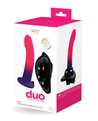 VeDO Duo 7" Semi-Realistic Dildo Strap-On
