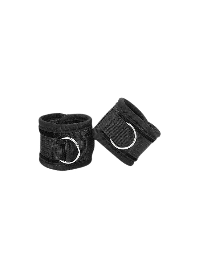 Velvet & Velcro Adjustable Ankle BDSM Cuffs
