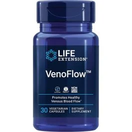 VenoFlow 30 Veggie Caps Healthy Blood Flow Support Life Extension