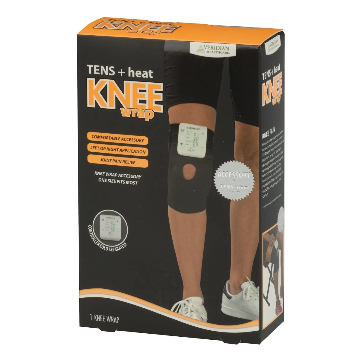 Veridian Tens + Heat Knee Wrap