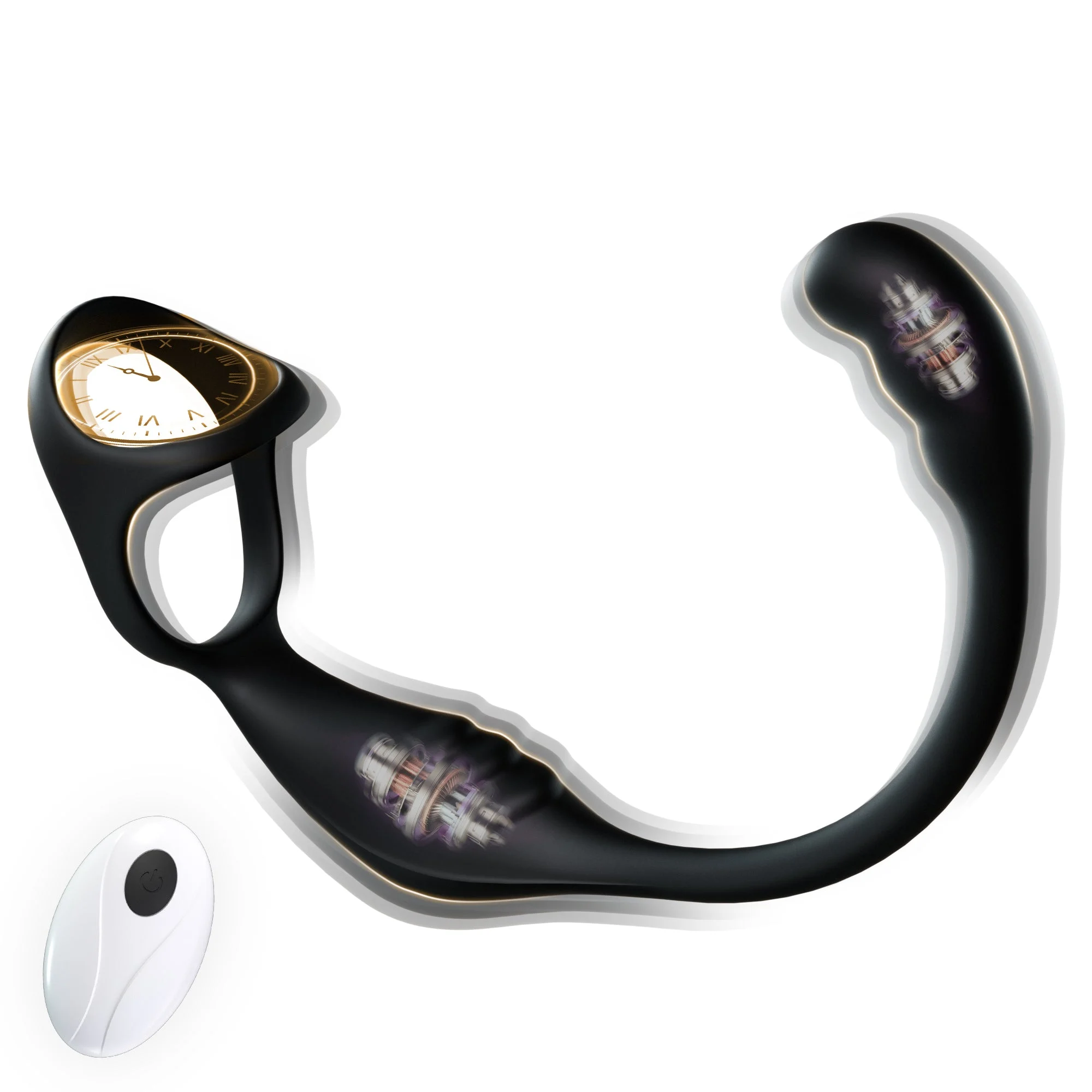 Vibrating Prostate Massager for Men with Ring