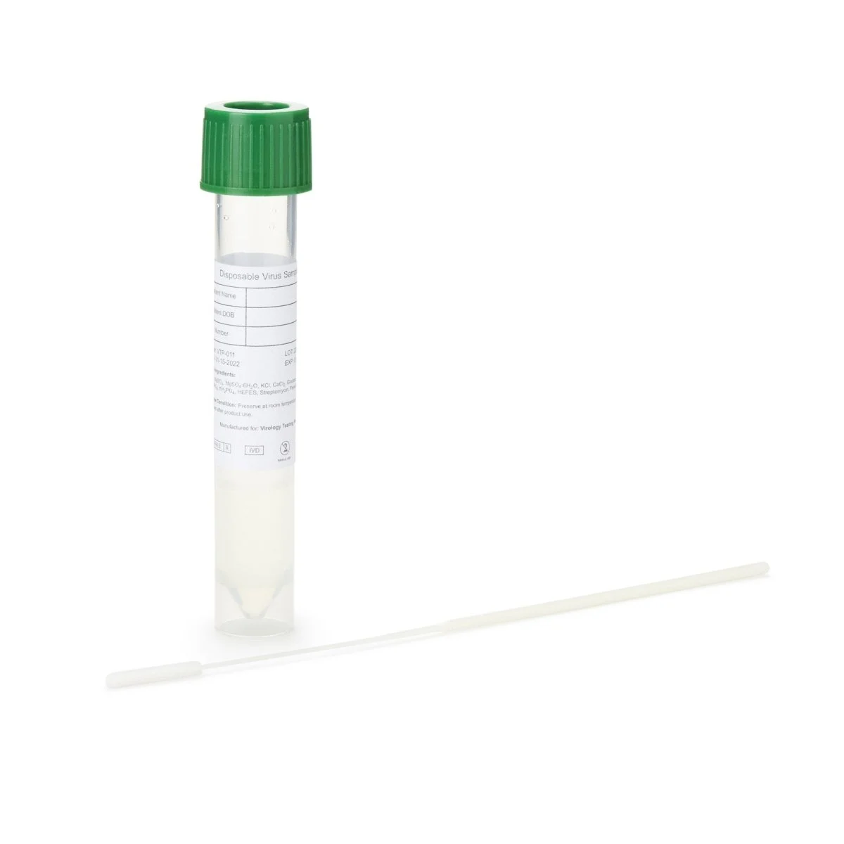 Virology Testing Products Nasopharyngeal Collection And Transport System