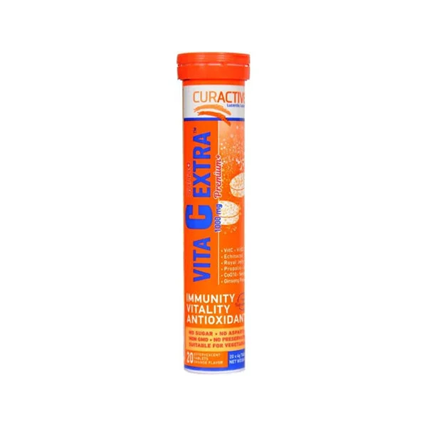 Vita C Extra 1000 Mg 20 Effervescent Tablets