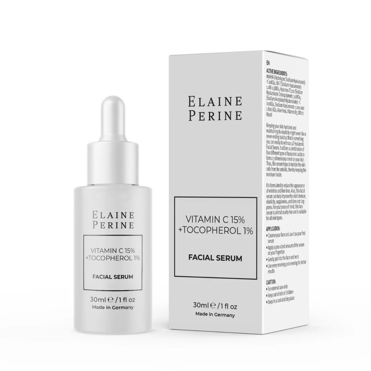 Vitamin C 15% + Tocopherol 1% Serum 1oz