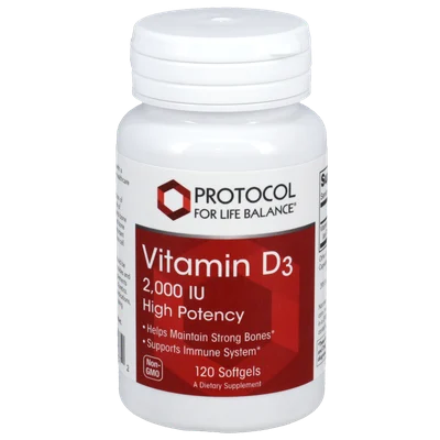 Vitamin D3 2,000IU (Protocol for life balance)