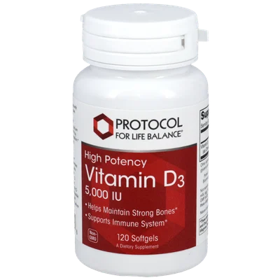 Vitamin D3 5,000IU (Protocol for life balance)