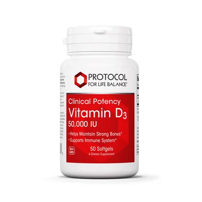 Vitamin D3 50,000 IU (Protocol for life balance)