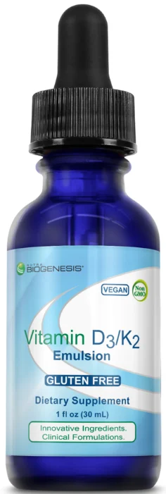Vitamin D3-K2 Emulsion (Nutra BioGenesis)
