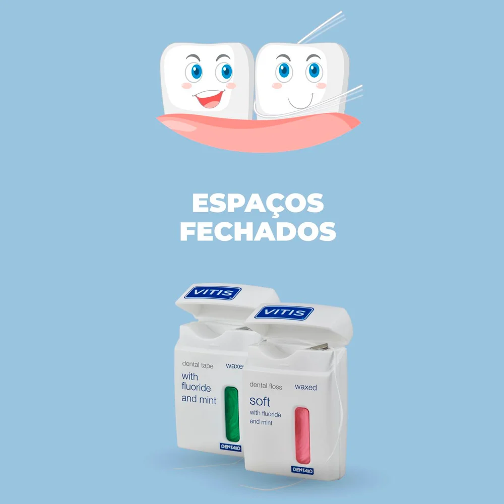 Vitis Dental Tape Fluoride Mint