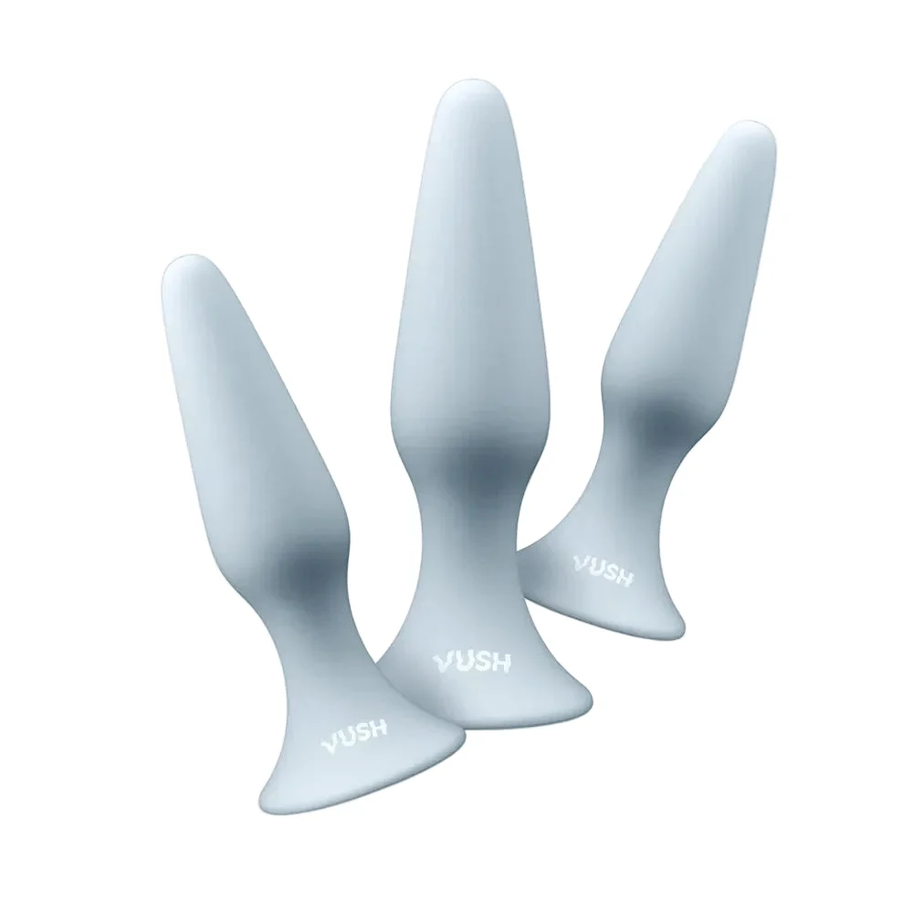 VUSH Essentials Silicone Butt Plug Trio Set