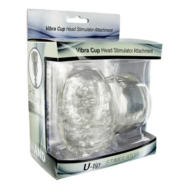 Wand Essentials Vibra Cup Stroker Wand Attachment