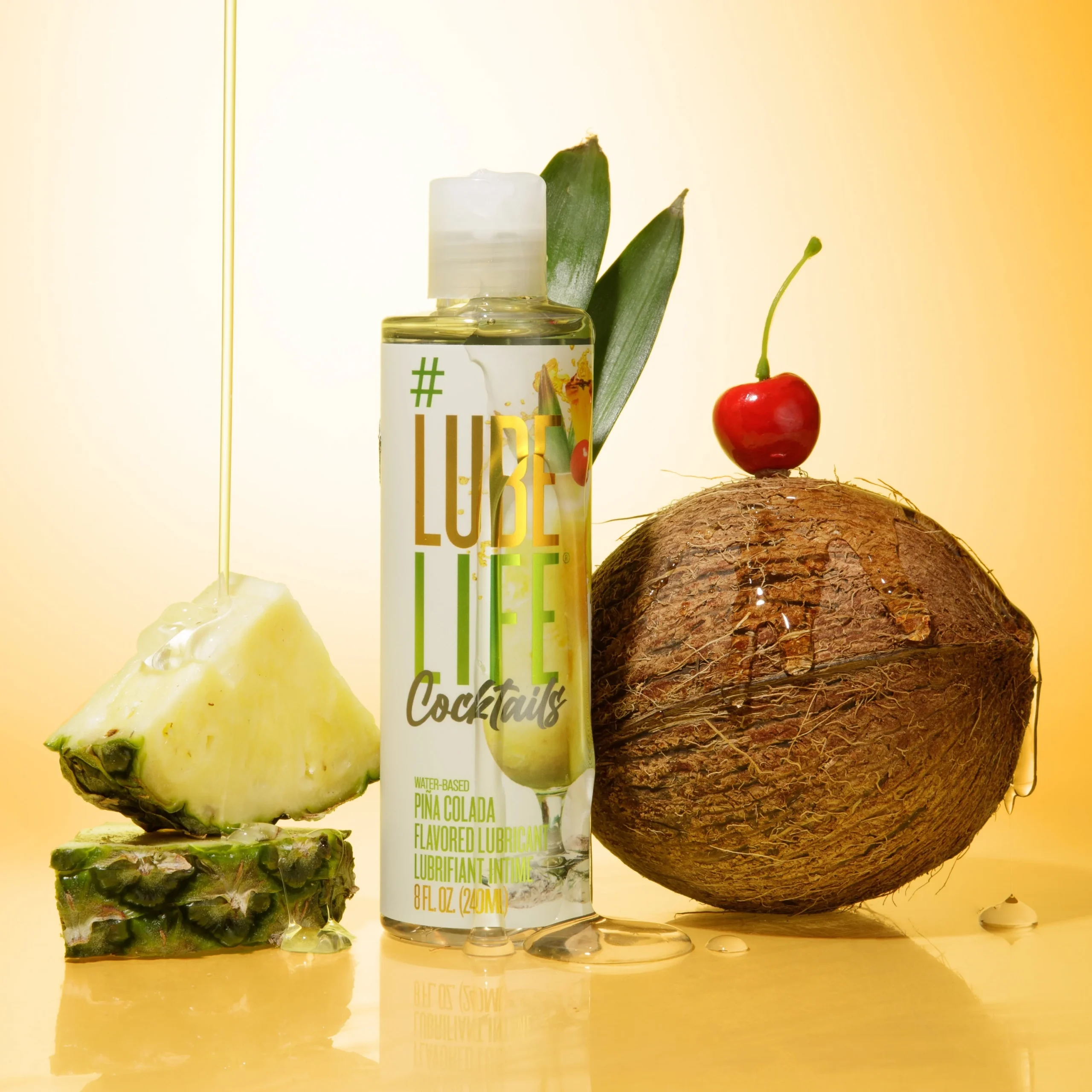 Water-Based Piña Colada Flavored Lubricant