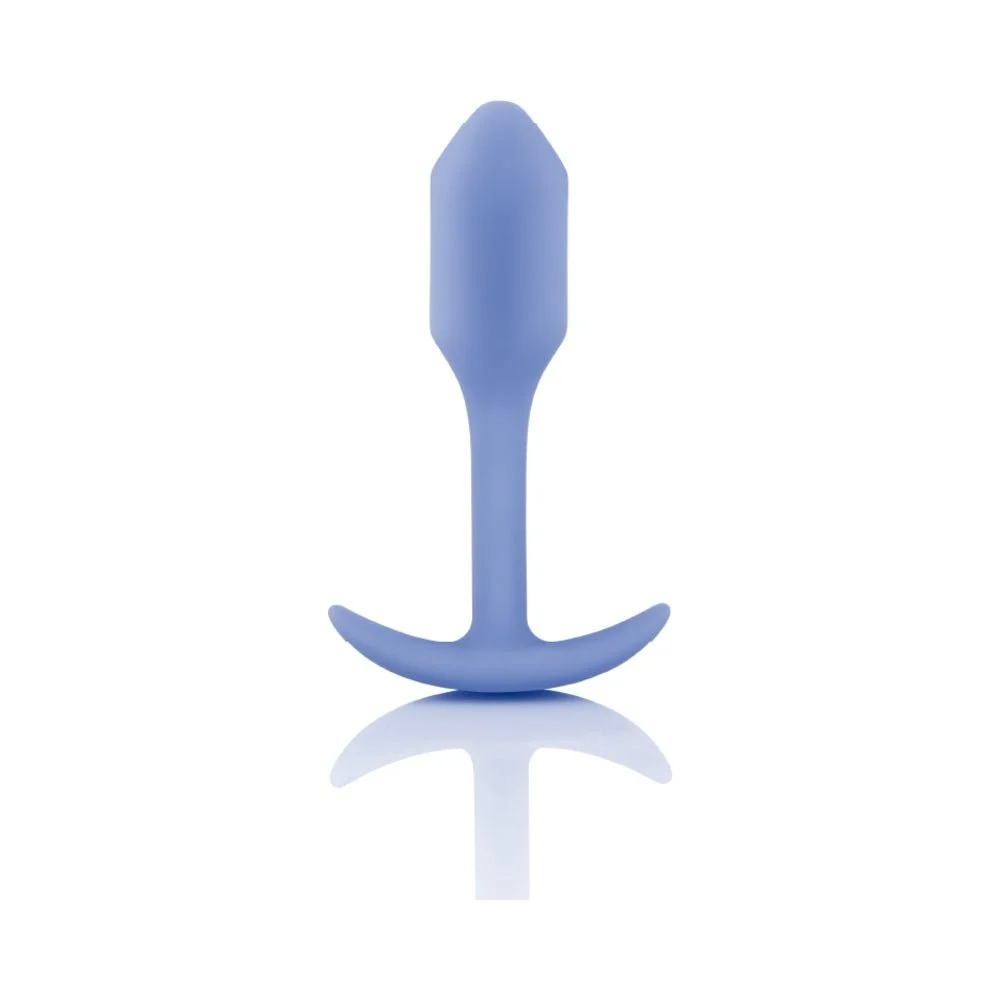 Weighted Snug Plug 1 Butt Plug 55 g Blue