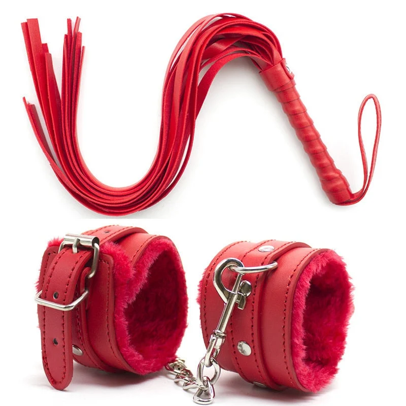 Whip and Handcuffs, 2Pcs