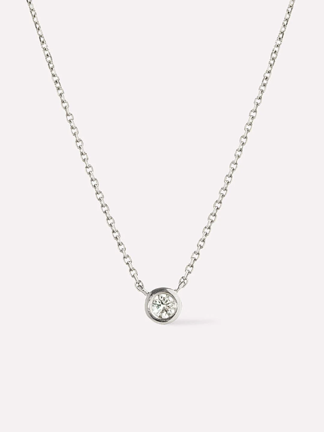White Gold Diamond Necklace