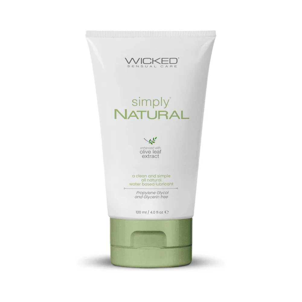 Wicked Natural Aqua Enhanced Moisturizing with Olive Leaf Extract Lubricant