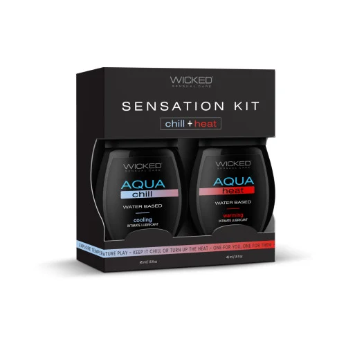 Wicked Sensation Kit Chill and Heat Lubricants