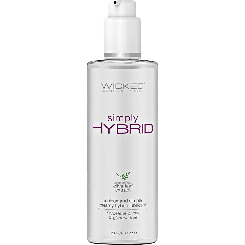 Wicked Simply Hybrid Lubricant with Olive Leaf Extract, 4 fl.oz (120 mL)