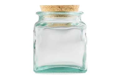 Wide Mouth Glass Jar