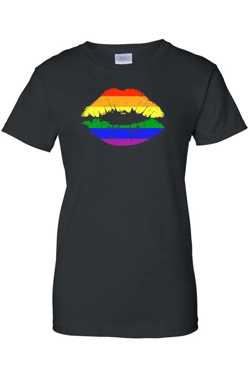 Women's Gay Kiss LGBT Lesbian Homosexual Pride
