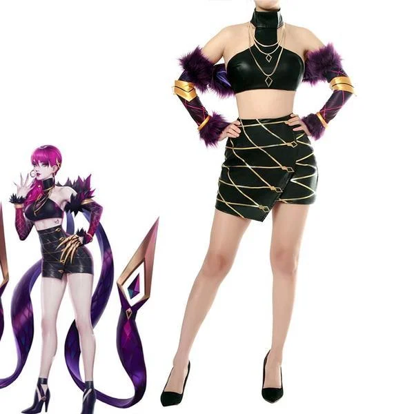 Women Sexy Leather Costume | Full Set