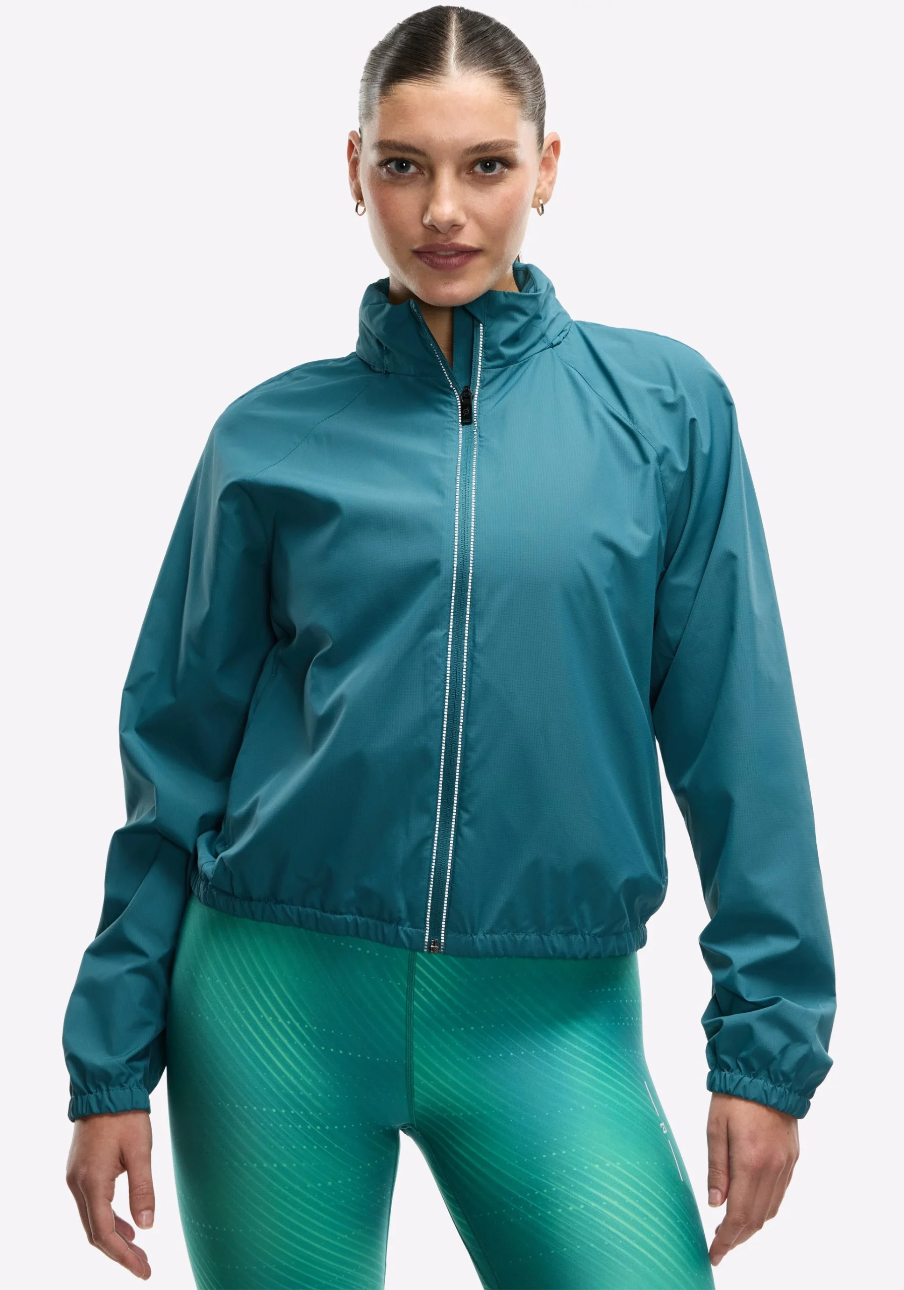 Woven Seamed Run Shell