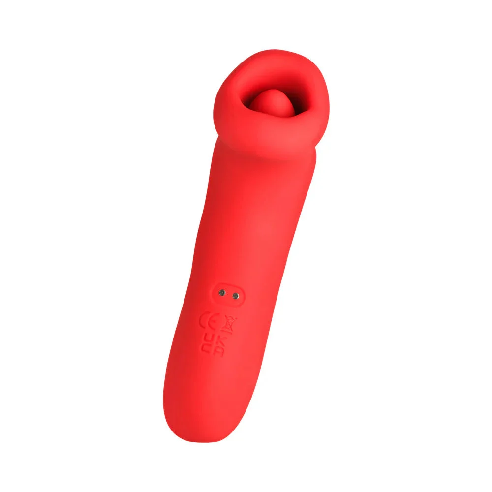 XR Brands Lickgasm Plump Kiss Sucking & Vibrating Stimulator
