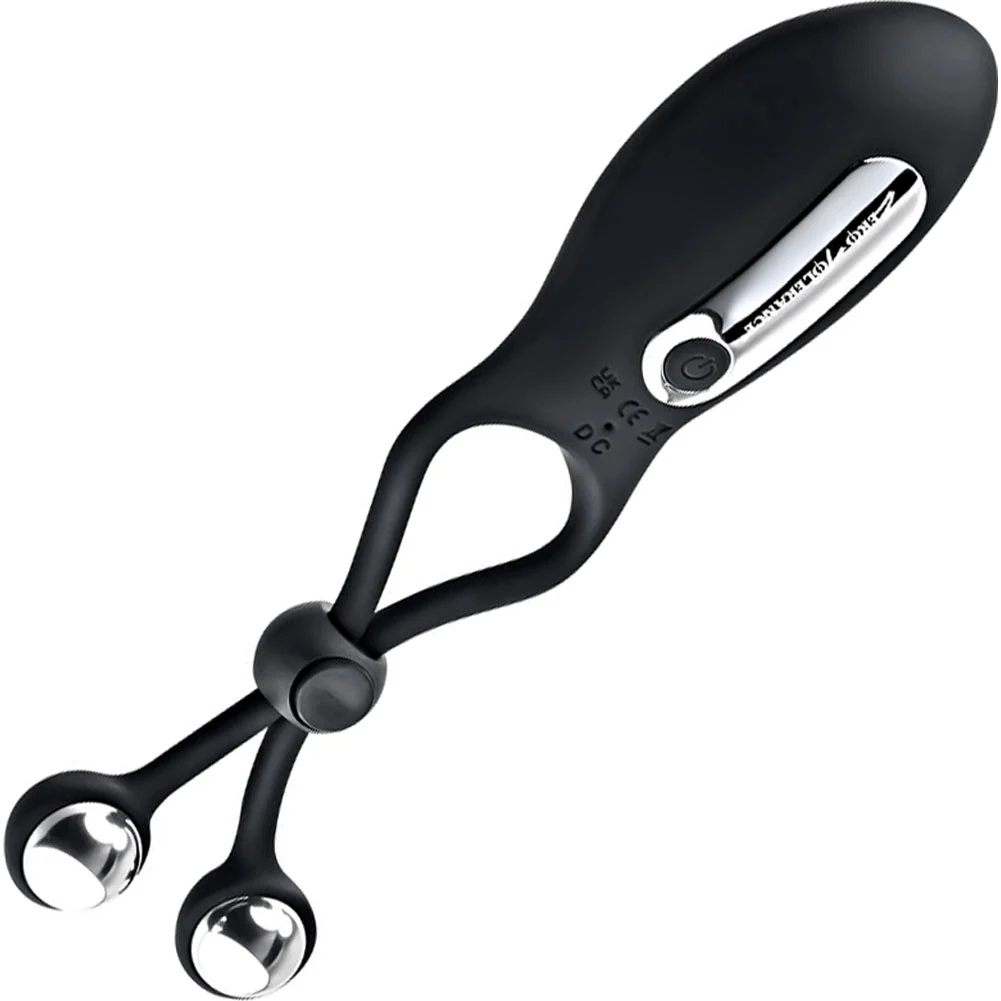 Zero Tolerance the Big Bang Rechargeable Tapping Penis Ring, Black