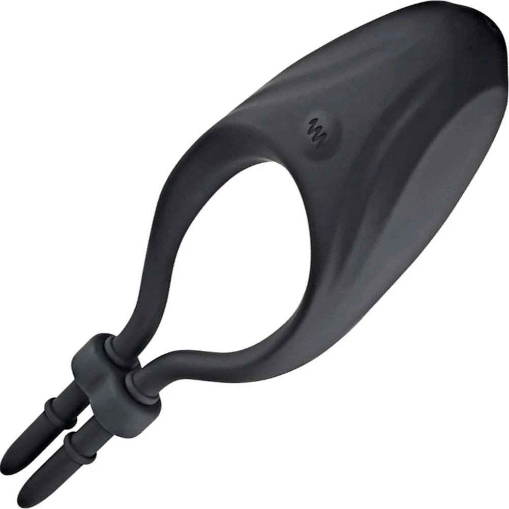 Zero Tolerance Perfect Fit Vibrating Silicone Lasso Penis Ring, Black