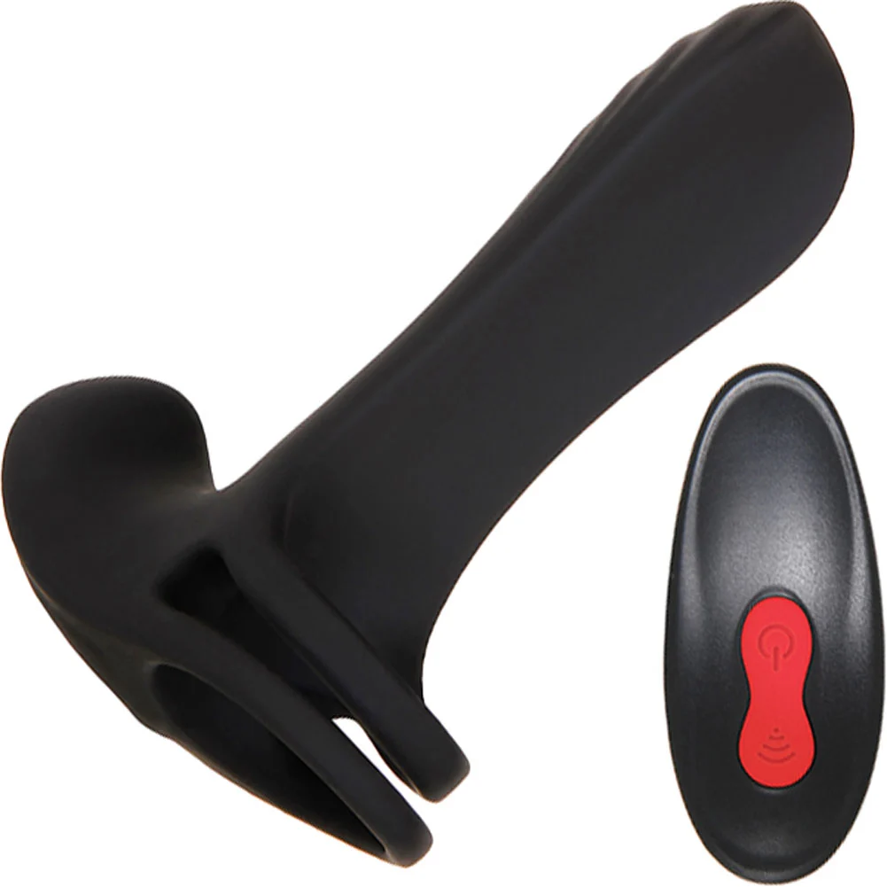 Zero Tolerance Vibrating Girth Enhancer, 4.5", Black