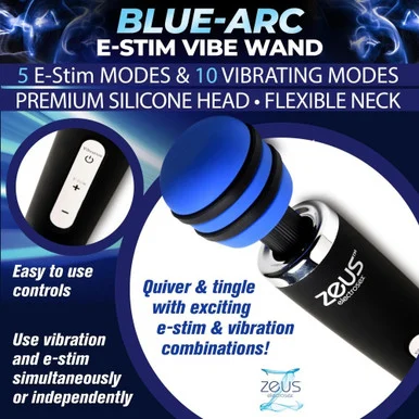 Zeus Blue-Arc E-Stim Vibe Wand