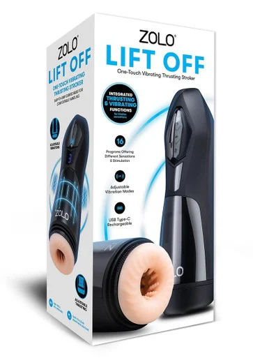 ZOLO Lift Off Vibrating Thrusting Stroker